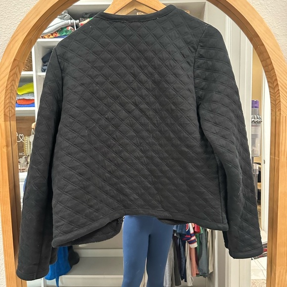J Crew Factory Black Quilted Women's Jacket - Picture 3 of 7